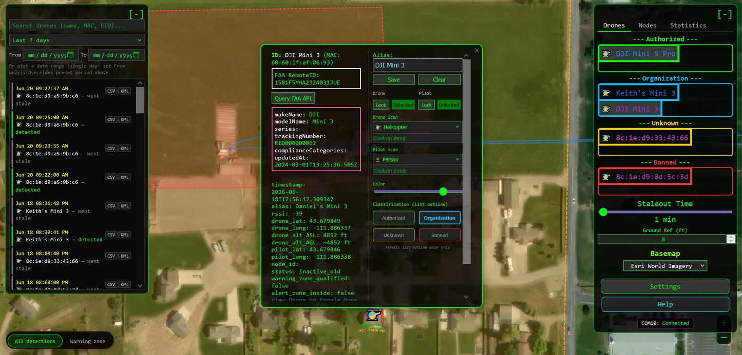 Drone-Mapper Starter Kit — Software License + 1 Home Node + 2 Remote Detectors